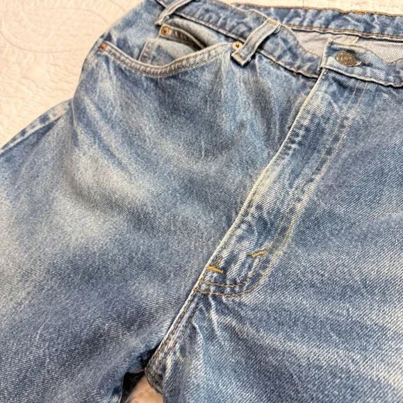 Vintage Levis 517 40517-0215 Blue Denim Jeans Mens Size 36x36 Made‎ in USA